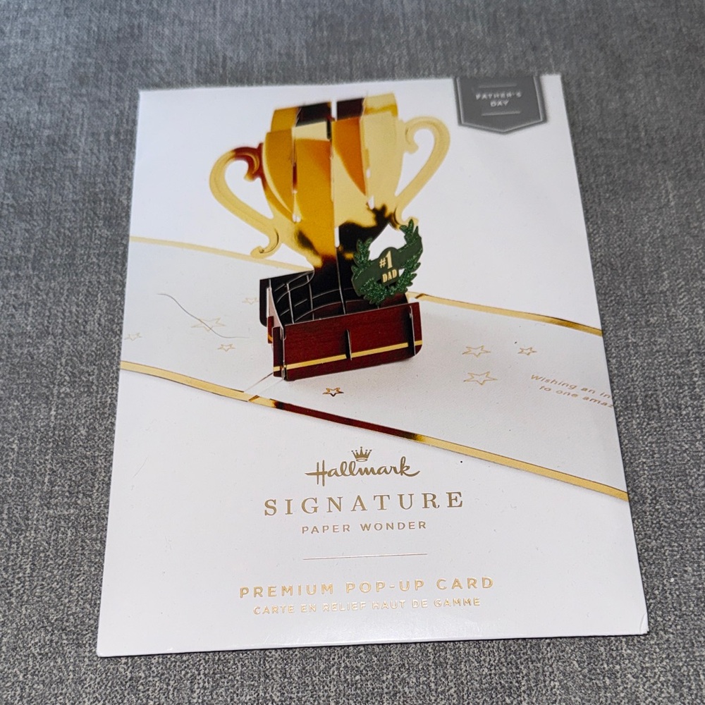 Hallmark Signature Popup Father’s Day Trophy Card